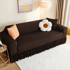 Turkish Bubble Sofa Covers Brown Color