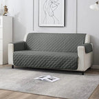 Ultrasonic Quilted Sofa Covers-Grey
