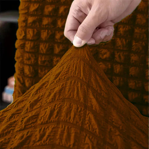 Turkish Bubble Sofa Covers Copper Color