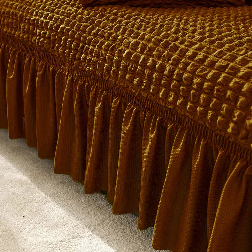 Turkish Bubble Sofa Covers Copper Color