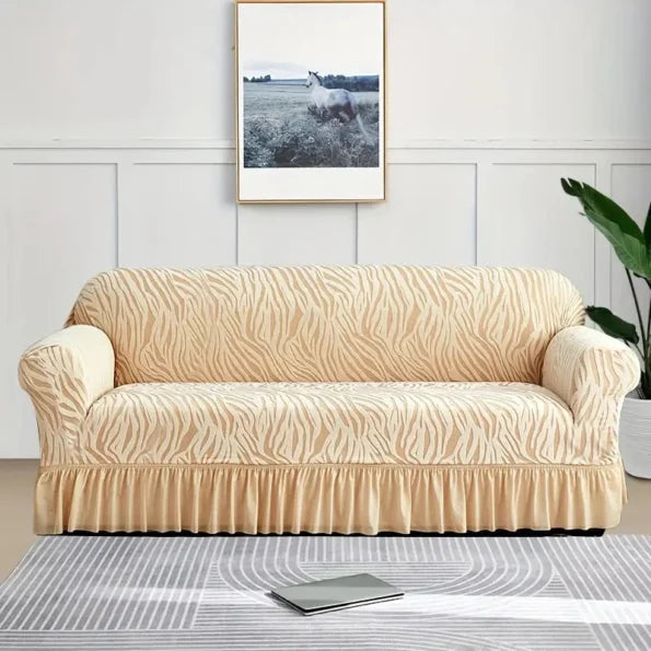 Velvet Stuff Zebra Style Sofa Cover-Skin