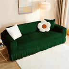 Turkish Bubble Sofa Covers Green Color