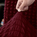 Turkish Bubble Sofa Covers Maroon Color