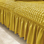 Turkish Bubble Sofa Covers Yellow Color